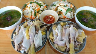 Đốn Nguyên Cây Dừa Để Trộn Gỏi Nấu Cháo Gà | MTQH