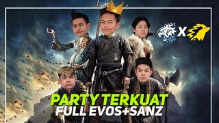 ROSTER TERKUAT DIBUMI COK FULL EVOS X ONIC - SANZ JUNGLER 11 12 SM ALBERT + @Gustian REKT GOLD LANE