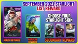 [ CONFIRMED ] September 2021 Starlight Skin Best Selection Starlight Rewards | Benedetta | MLBB