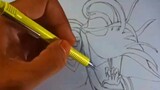 Menggambar Adeknya Tanjiro Dalam Anime Demon Slayer