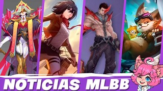 Ultimas Noticias MLBB | Skins Shingeki No Kyojin | Mobile Legends