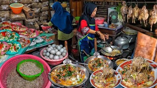 KALAU SUDAH REZEKI JUALAN TERSEMBUNYI PUN RAMAI PEMBELI??? WARUNG MIE LETHEK MBAH JUMAL