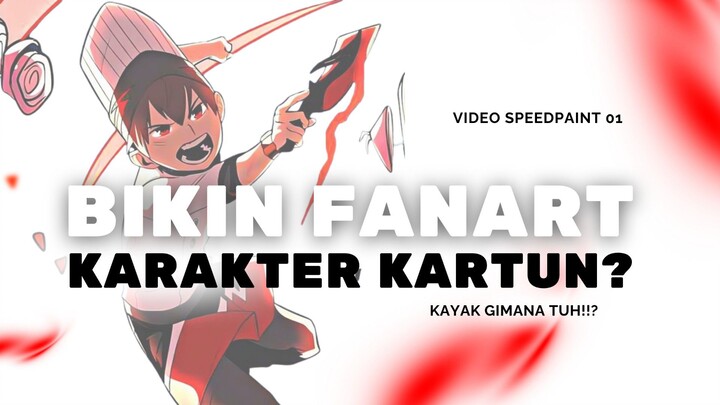 Temenin aku bikin Fanart yuk! | Digital Art Speedpaint