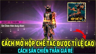 Cách Mở Hộp Chế Tác Được Tỉ Lệ Cao Săn Chiến Thần Dung Nham M4A1 Dung Nham Giá Rẻ || Free Fire