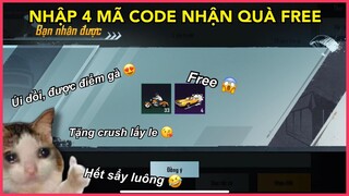 NHẬP 4 MÃ CODE NHẬN ĐIỂM GÀ FREE TẶNG CHO CRUSH LẤY LE, CỨ PHẢI GỌI LÀ ĐƯỢC CỦA LÓ || PUBG MOBILE