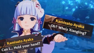 Traveler and Ayaka being "close friends" | genshin impact