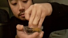 ASMR SQUEEZED LEMON JUICE BOWL LICKING & HAND MOVEMENTS