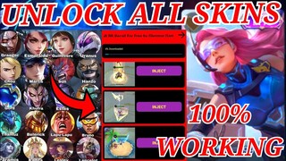 HOW TO UNLOCK ALL SKINS FOR FREE IN MOBILE LEGENDS BANG BANG, NO BAN √ SKIN INJECTOR 2021