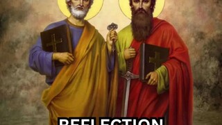 (Reflection) Sunday, June 29, 2025 Solemnity of Saints Peter and Paul, Apostles #faith #reflection #