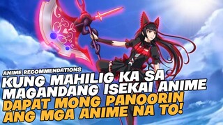 TOP 5 MAGANDANG ISEKAI ANIME NA ANG BIDA  AY NAPUNTA SA IBANG MUNDO!