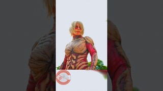 Annie Leonhart Female Titan 😍 Shingeki no Kyojin ⚔️ Attack on Titan Cosplay #shorts