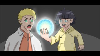 Uzumaki himawari belajar rasenggan terkuat bersama naruto animasi parody