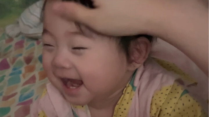 Turns out babies can wake up with puffy faces too!