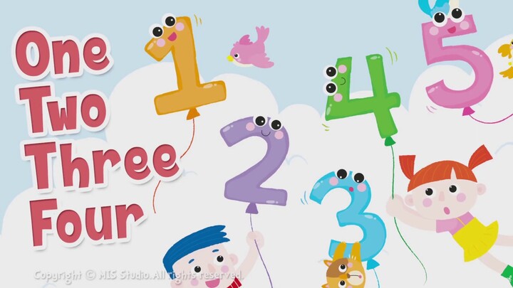 One Two Three Four | ​23 เพลงภาษาอังกฤษยอดฮิต สำหรับเด็กอายุ 2-5 ขวบ | MISbook