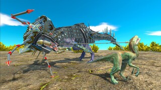 MECHA CARNO vs UNITS (DINOSAURS BATTLE)