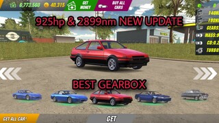 🚀925hp & 2899torq AE86 🔥best gearbox v4.8.4 new update & settings 👉 car parking multiplayer