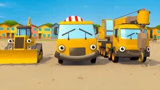 Children's engineering vehicle animation that babies love to watch