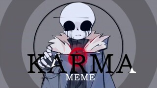 [undertale au/ Authorized reprint] Karma meme killer