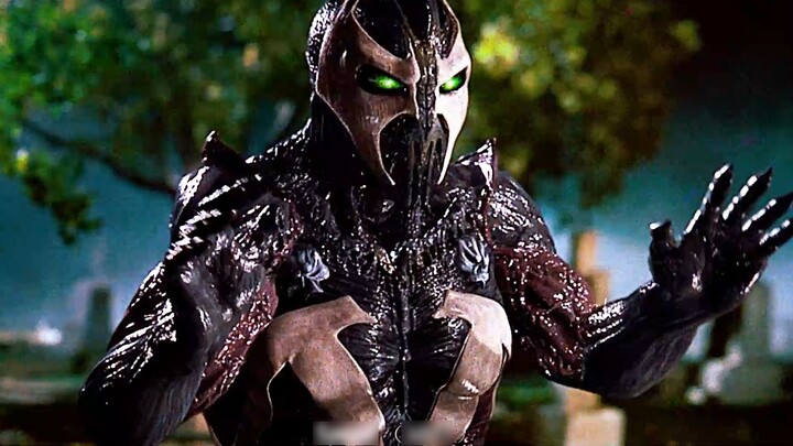 It’s hard to imagine that this is a sci-fi special effects movie from 1997. Spawn’s cloak can even m