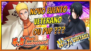 O NOVO EVENTO CHEGA AMANHÃ !!! PVP OU VETERANO (TEORIA)- NARUTO X BORUTO NINJA VOLTAGE