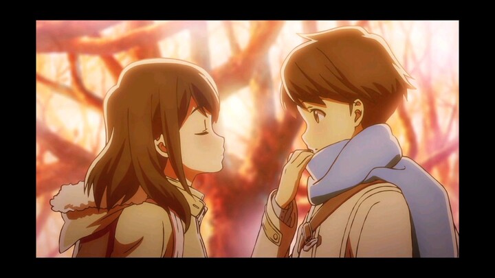 anime romens nih 🙂‍↔️ adegan kissing >.<