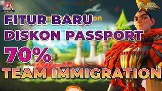 MIGRASI DISKON 70% SISTEM GRUP, FITUR IMMIGRATION TEAM!! (RISE OF KINGDOMS)