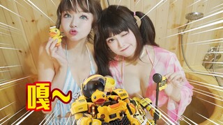 Teman mandi terbaik! Sunsky Spartak SPA BEBEK mecha bebek kuning kecil