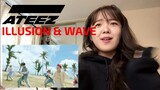 ATEEZ - Illusion & Wave MV Reaction [Team Wave!]