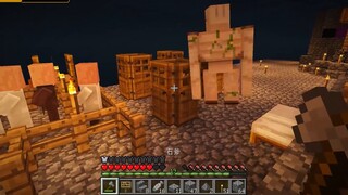 Challenge zero supplies! The world's first sky island survival map! P2[Minecraft]