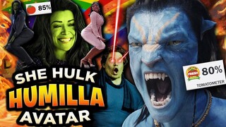 🌈 Avatar 2 es DESTRUIDO por She Hulk en Rotten Tomatoes 🤣 La prensa progre es RIDÍCULA | Disney Fox