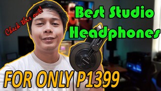 UNBOXING and REVIEW: Samson SR850 | Cheapest Studio Headphones vs the P10K M50x | Tagalog/Filipino