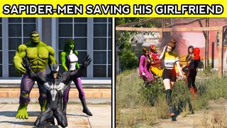 GTA V : HULK SAVING SHE HULK | #shorts
