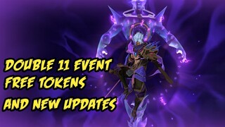 Today's Event Double 11 Free Tokens 2021 || Kagura Starlight Fest and Upcoming Events Mobile Legends