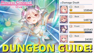 A GUIDE TO BEATING THE VERY HARD DUNGEON BOSS! THE MOST CONSISTENT TEAM! (Princess Connect! Re:Dive)