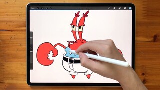 Mr. Krabs | Danjiwei | iPad Pro | Apple Pencil | Procreate