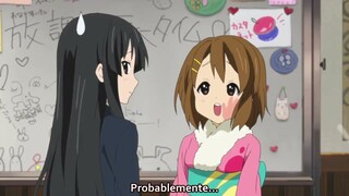 K-on! - La cachetada de Azusa│Azusa slaps Yui