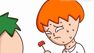 [มนุษย์หัวหอม] ผู้เชี่ยวชาญด้านการจัดการ โบจุน: ฉลามเกือบตาย｜แอนิเมชันประติมากรรมทราย｜หัวหอมและเอเว่