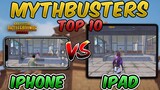 Top 10 MythBusters iPad vs iPhone Recoil Comparison (PUBG MOBILE) Myths + Tips & Tricks