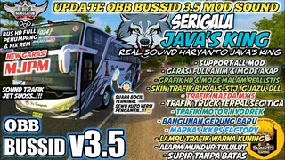 UPDATE OBB MOD SOUND SERIGALA JAVA'S KING BUSSID V3.5 | NEW GARASI MJPM | BUS SIMULATOR INDONESIA