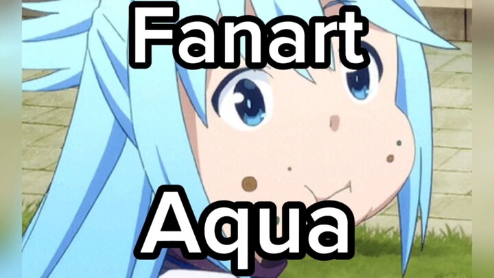 Fanart Aqua from Konosuba 🧊🧊🧊