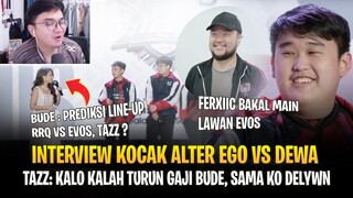 Tazz: Ferxiic Main Lawan EVOS ! Kalo Kalah Turun Gaji ! Interview Kocak Alter Ego vs Dewa MPL ID S13