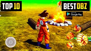 Top 10 Best DRAGON BALL Z Games For Android In 2022 | High Graphics (Online/Offline)