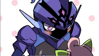 The Blue Blade Ghost who likes the Pibao baby doll is so cute~