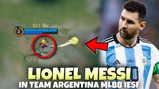 THEY HAVE A LIONEL MESSI ON TEAM ARGENTINA IN IESF… 🤣