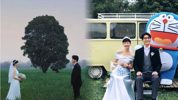 I spent one month's salary to take wedding photos in Chengdu. Friends said it was like shooting two 
