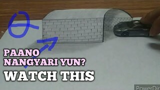 How to draw Tunnel 3D Art Tricks illusion. Watch this