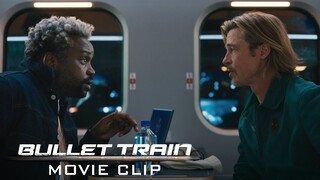 BULLET TRAIN Clip - Quiet Car Fight