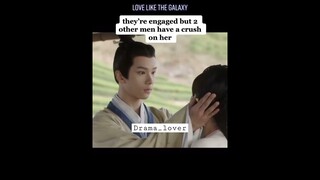 Second hand embarrassment I got watching this scene 🙈🤣 #lovelikethegalaxy #cdrama #shorts #zhaolusi