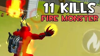 Fire Monster is lit | Rocket Royale