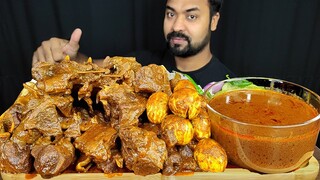 2KG HUGE SPICY MUTTON CURRY, MUTTON GRAVY, EGG CURRY, RICE, CHILI MUKBANG EATING SHOW | BIG BITES |